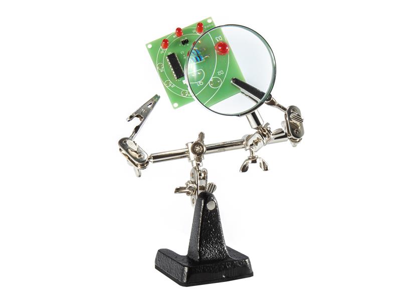 Helping Hands Holder - 2 Arms & Magnifier