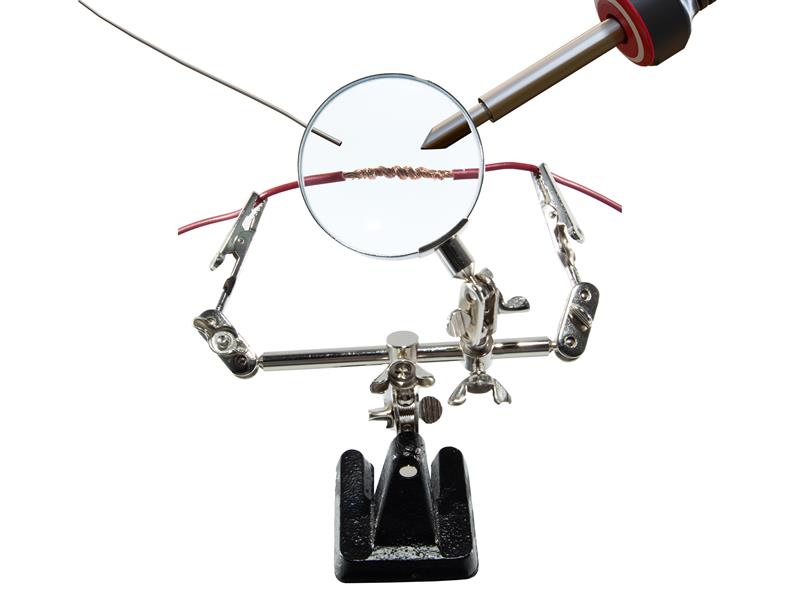 Helping Hands Holder - 2 Arms & Magnifier