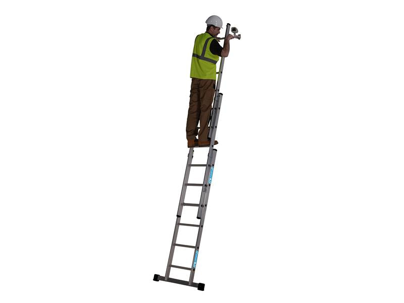 Everest D-Rung Extension Ladder 3-Part 3 x 6