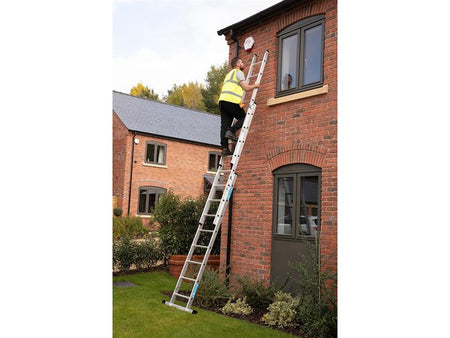 Everest D-Rung Extension Ladder 3-Part 3 x 8
