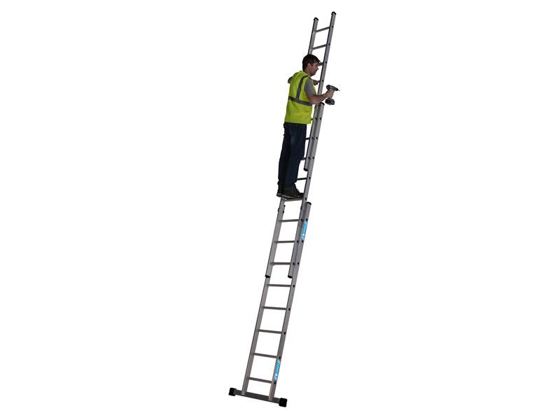 Everest D-Rung Extension Ladder 3-Part 3 x 8